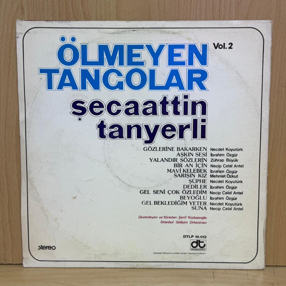 Şecaattin Tanyerli – Ölmeyen Tangolar Vol.2