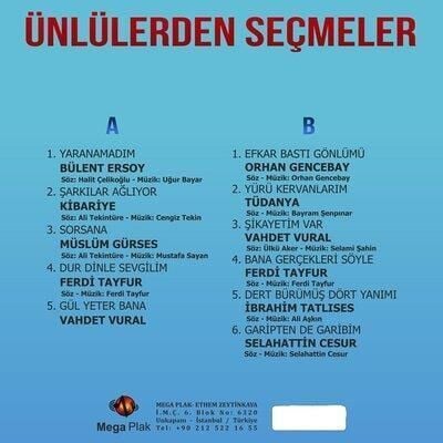 -Ünlülerden Seçmeler Plak