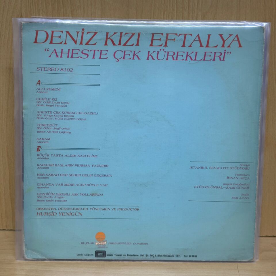 Deniz Kızı Eftalya ‎– ''Aheste Çek Kürekleri''