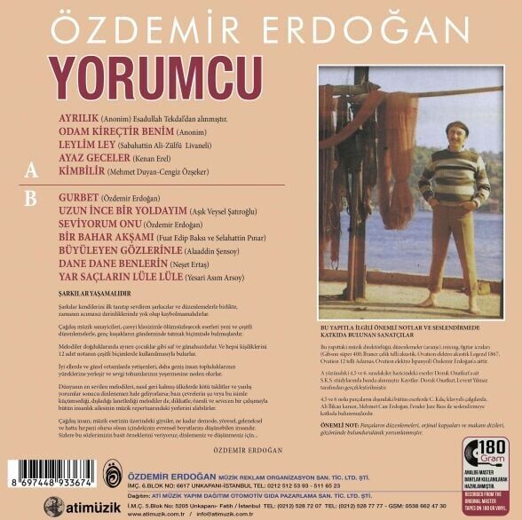 Özdemir Erdoğan - Yorumcu Plak