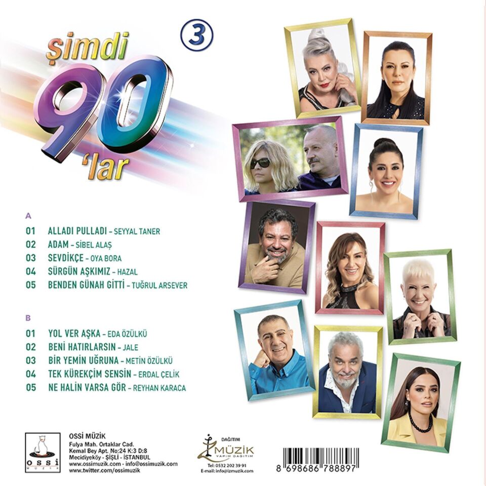 Şimdi 90'lar 3 Plak