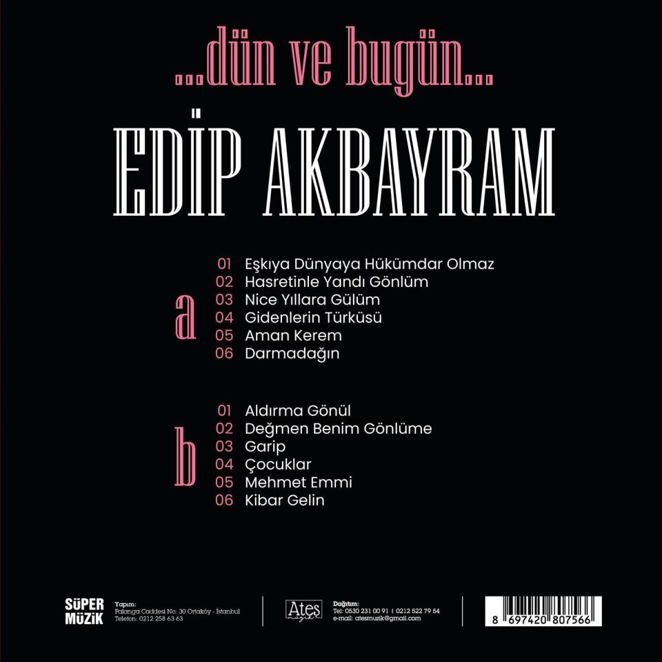 Edip Akbayram - Dün Ve Bugün Plak