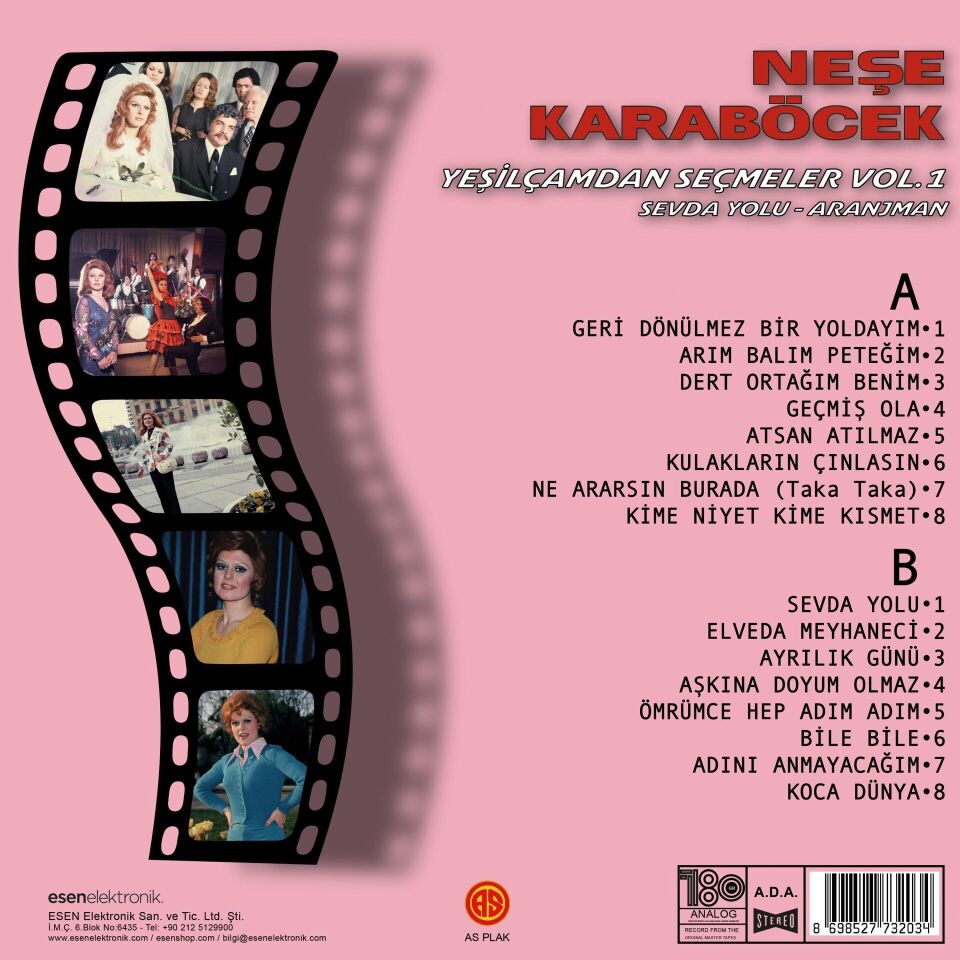 Neşe Karaböcek - Yeşilçamdan Seçmeler Plak