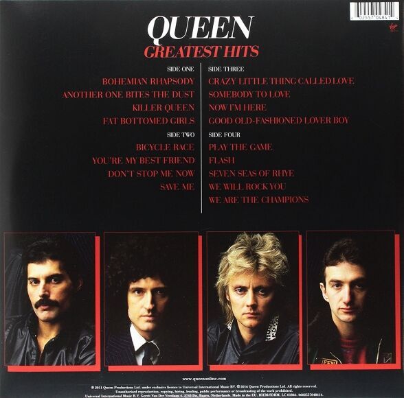 Queen - Greatest Hits 1 2'li Plak