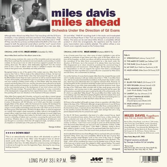 Miles Davis - Miles Ahead Plak