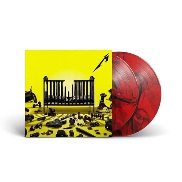 Metallica - 72 Seasons  Red And  Black 2'li Plak