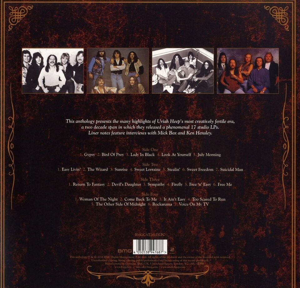 Uriah Heep - The Definitive Anthology 1970-1990 Yellow Plak