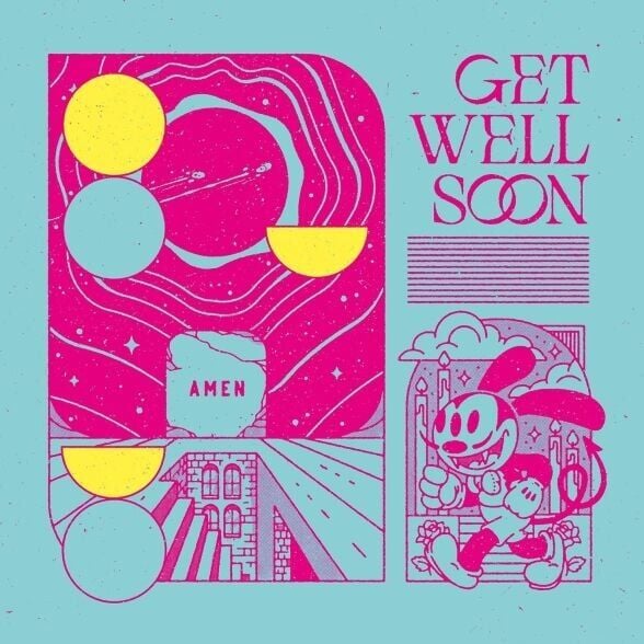 Get Well Soon - Amen 2'li Plak