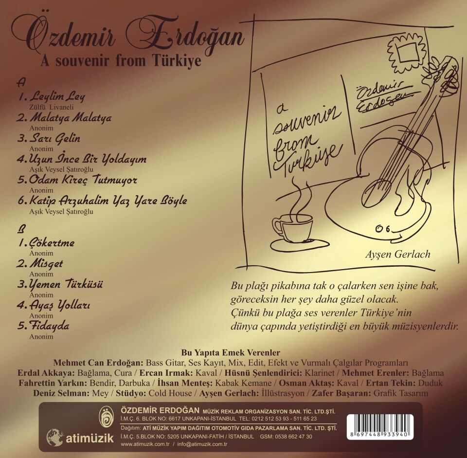 Özdemir Erdoğan - Gitarıma Türkü Öğrettim Plak