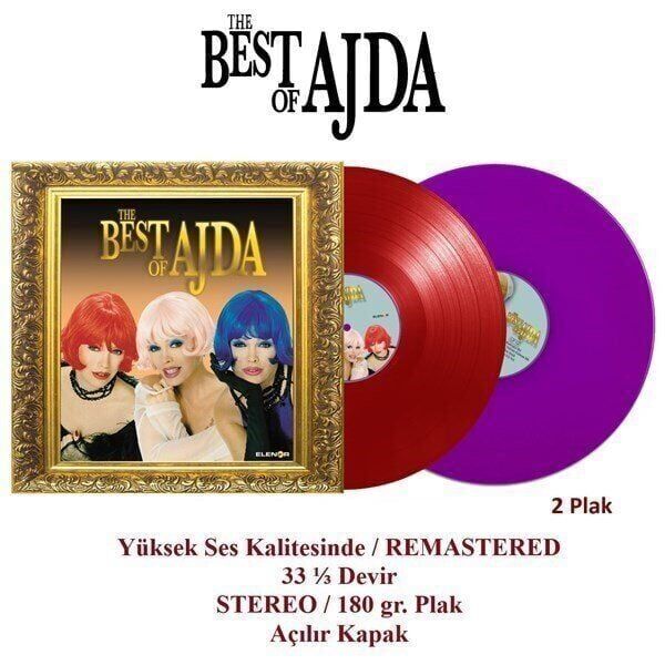 Ajda Pekkan - The Best Of Renkli 2'li Plak