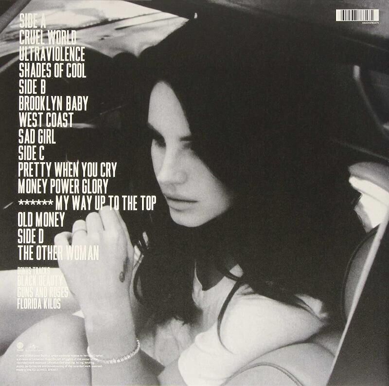 Lana Del Rey - Ultraviolence 2'li Plak