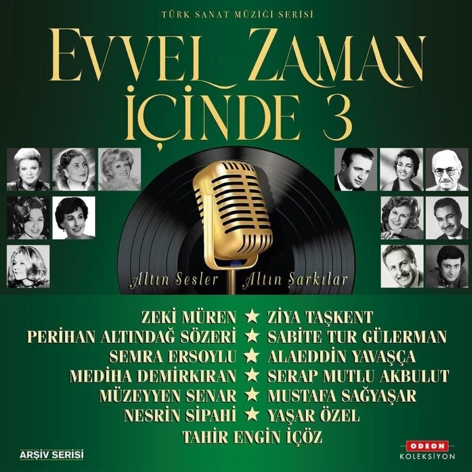 Evvel Zaman İçinde 3 Türk Sanat Müziği Serisi Plak