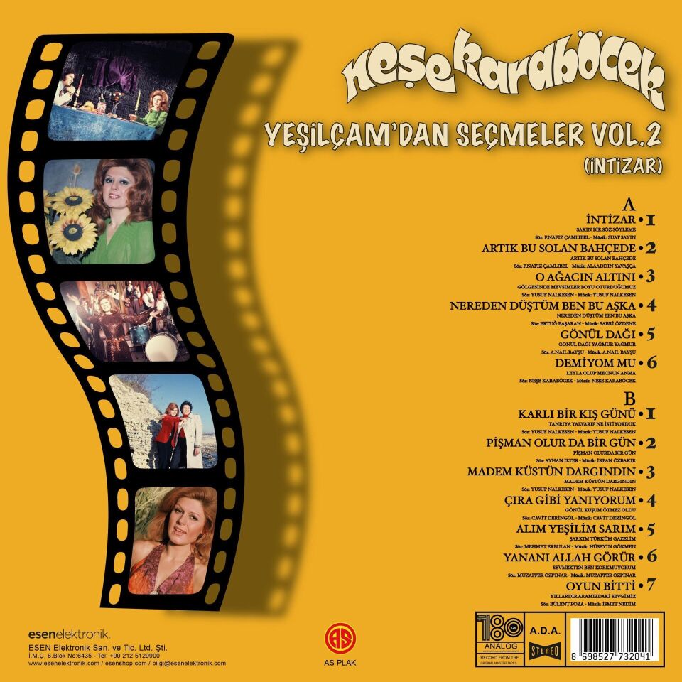 Neşe Karaböcek - Yeşilçamdan Seçmeler 2 Plak