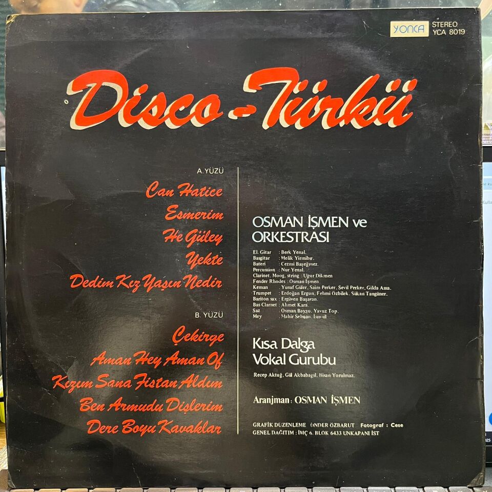 Osman İşmen Ve Orkestrası*, Kısa Dalga Vokal Grubu – Disco-Türkü