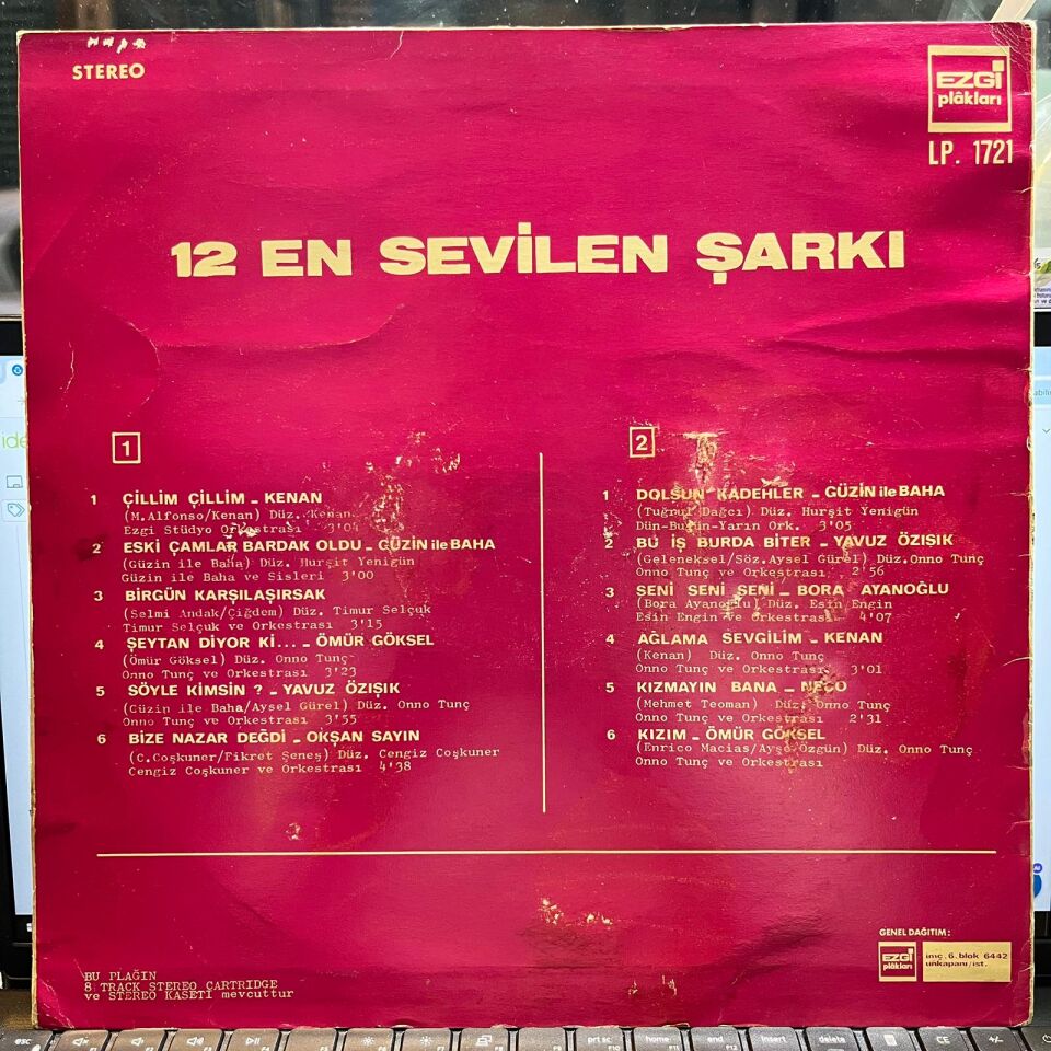 Various – 12 En Sevilen Şarkı
