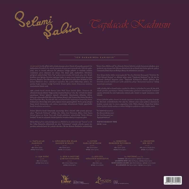 Selami Şahin - Tapılacak Kadınsın Plak